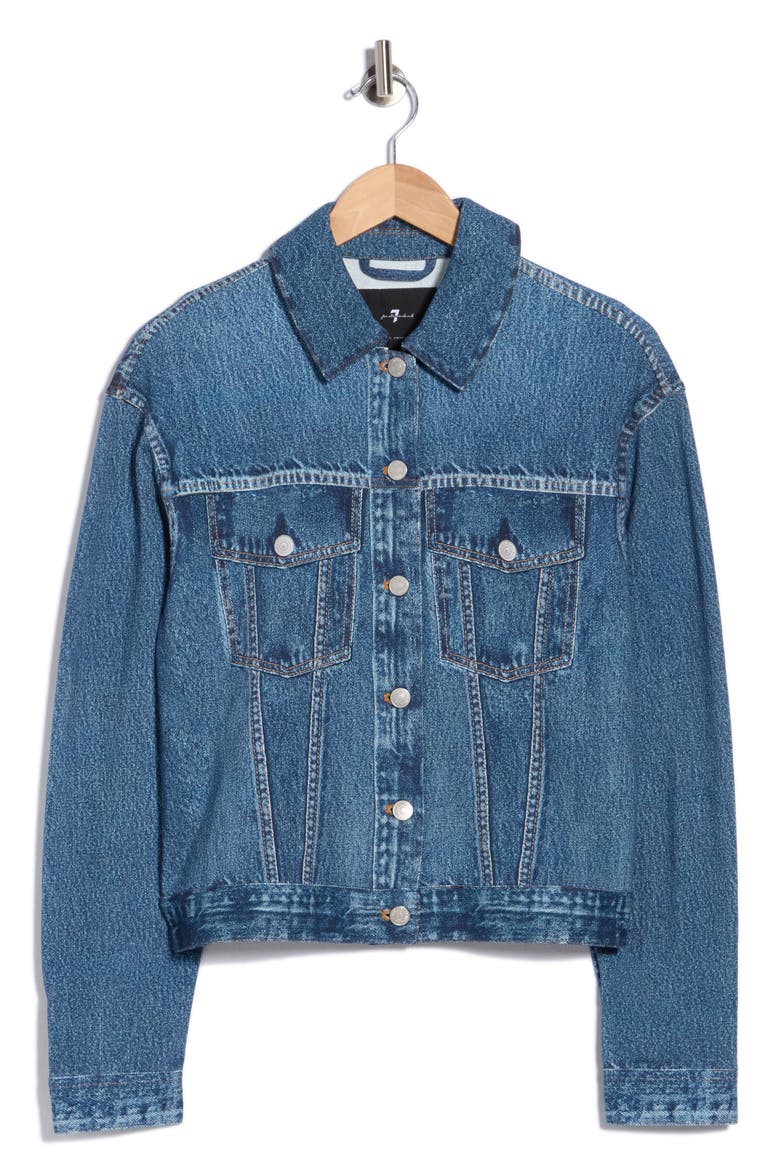 Cotton Denim Jacket, Alternate, color, OJAI WASH