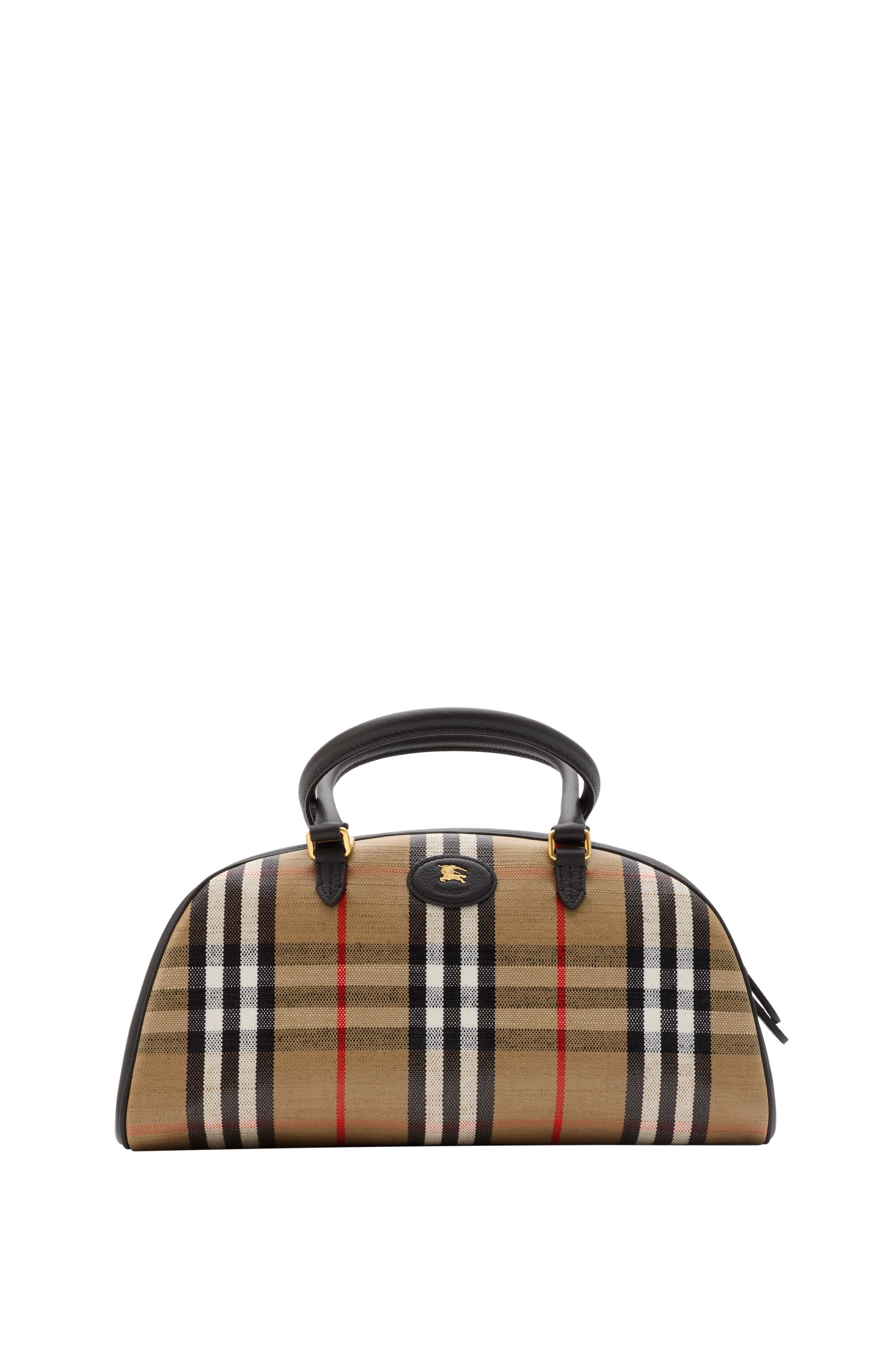 Burberry Highlands Bowling Bag, Main, color, Sand