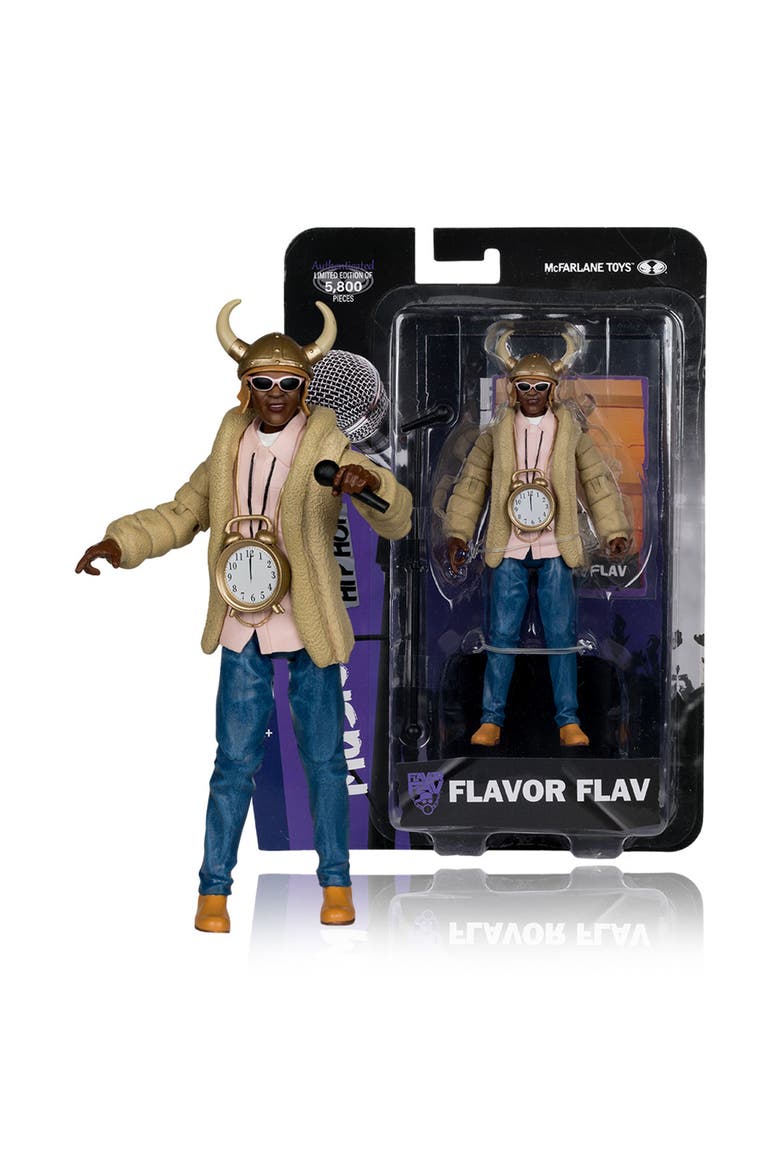 Flavor Flav (Music Maniacs Hip Hop) McFarlane 6" Posed Figure, Main, color, Multi-Color