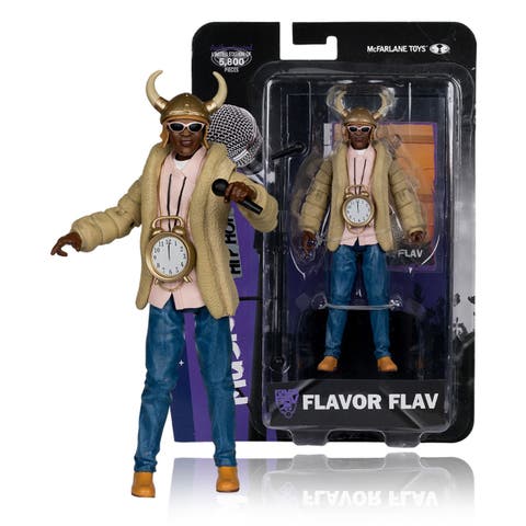 Flavor Flav (Music Maniacs Hip Hop) McFarlane 6" Posed Figure