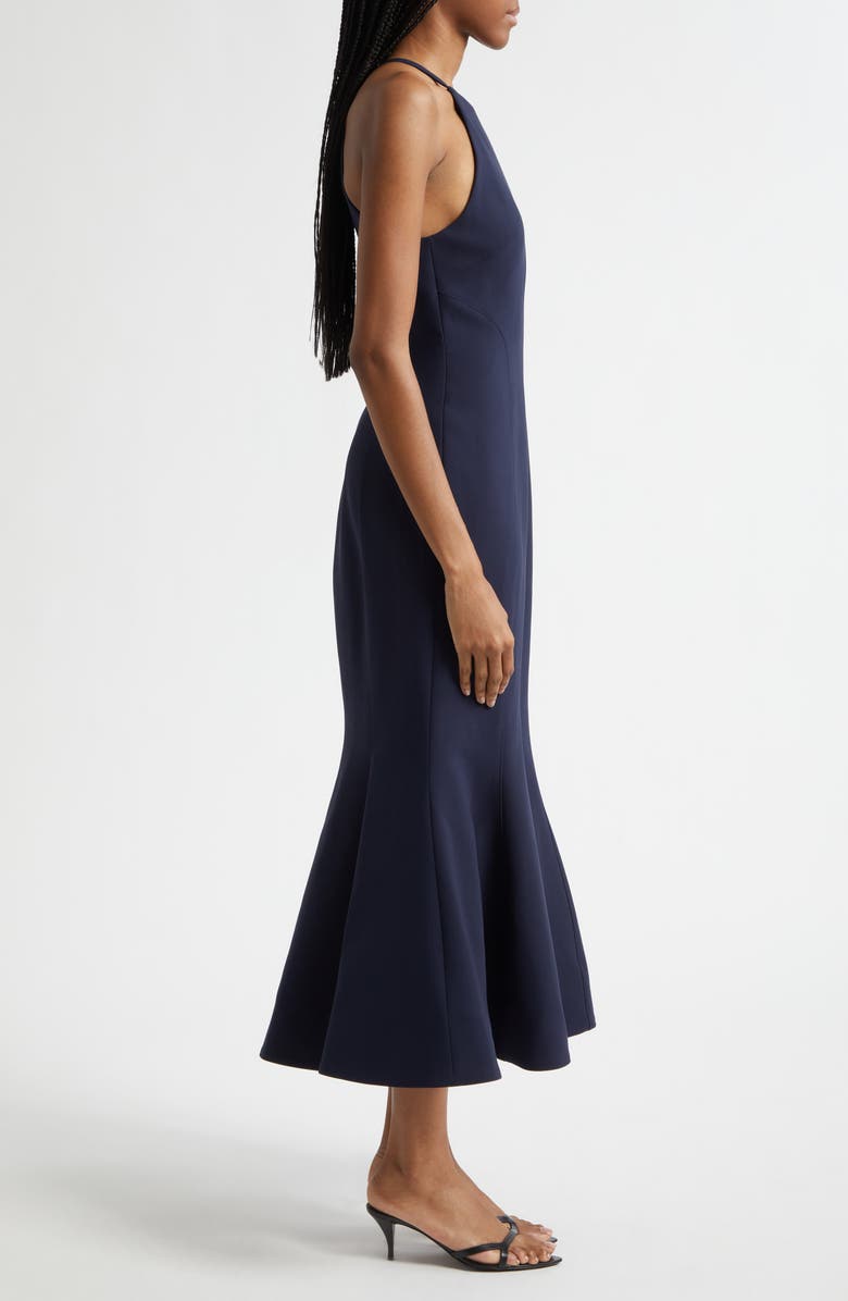 Cinq à Sept Miriam Sleeveless Trumpet Gown, Alternate, color, Navy