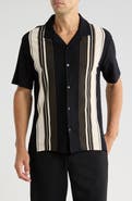 M Magaschoni Piqué Knit Button-Up Resort Shirt