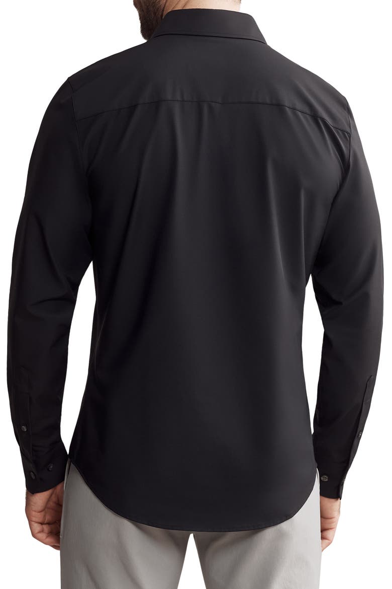 State of Mind Slim Fit Button-Up Shirt, Alternate, color, BLACK