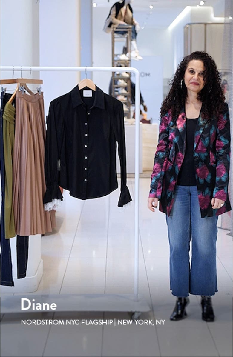 Roxie Lace Silk Shirt, sales video thumbnail