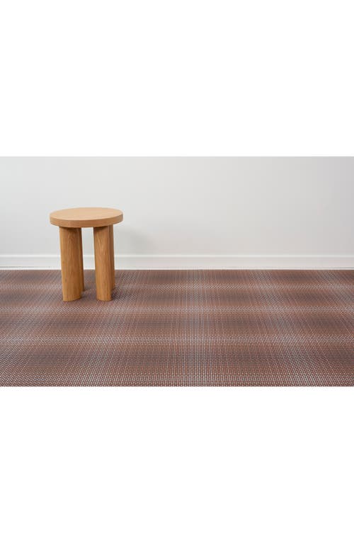 Chilewich Parade Woven Floor Mat, 72" X 106" In Brown