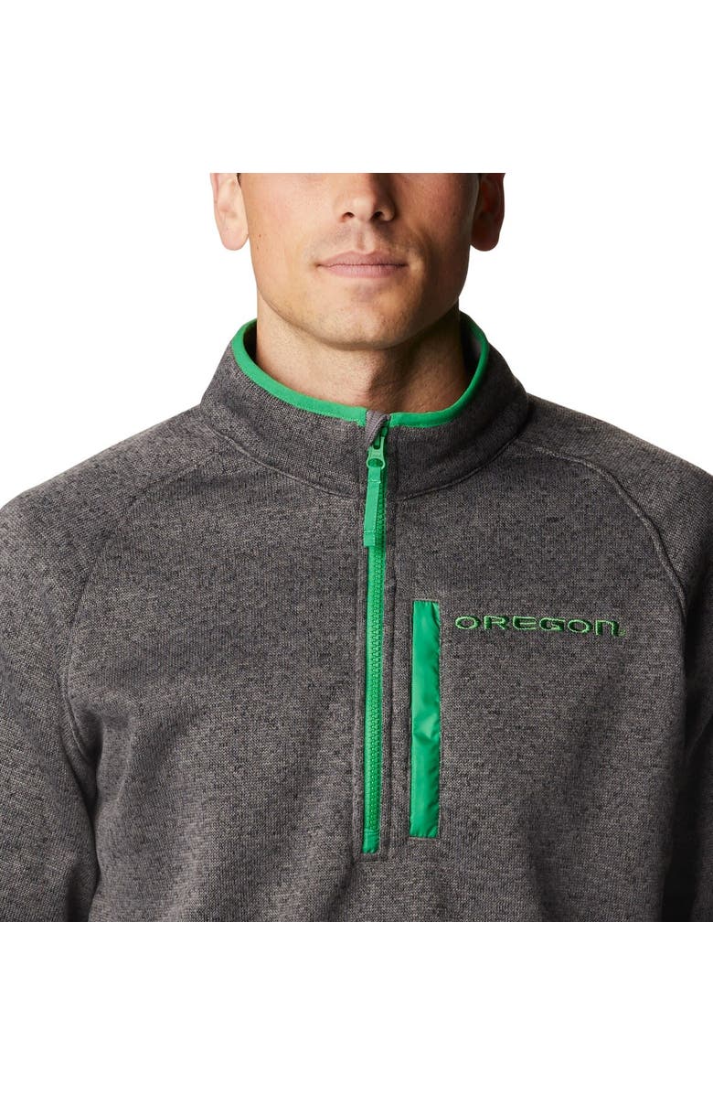 Columbia Men's Columbia Gray Oregon Ducks Canyon Point Raglan Half-Zip Top, Alternate, color, 