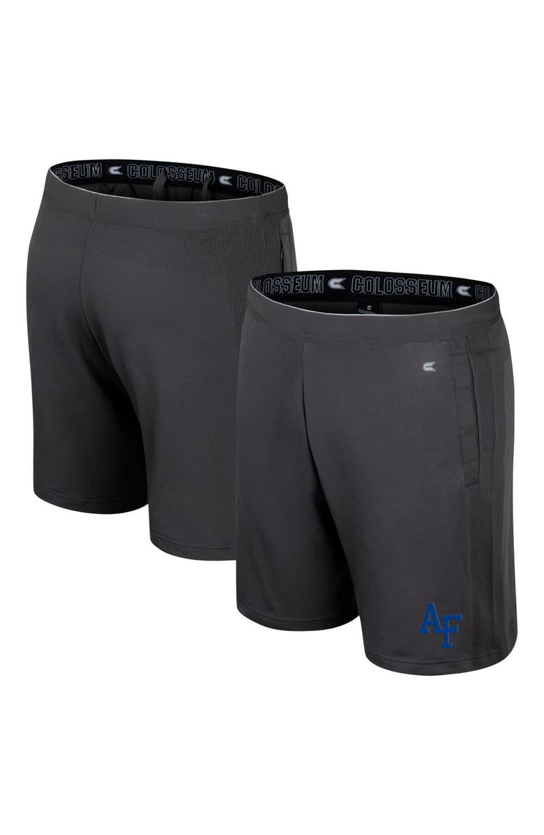 COLOSSEUM Men's Colosseum Charcoal Air Force Falcons Forget Shorts, Alternate, color, Charcoal