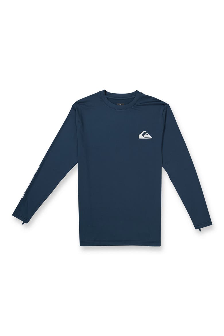 Everyday Surf Long Sleeve Performance Rashguard, Alternate, color, DARK DENIM