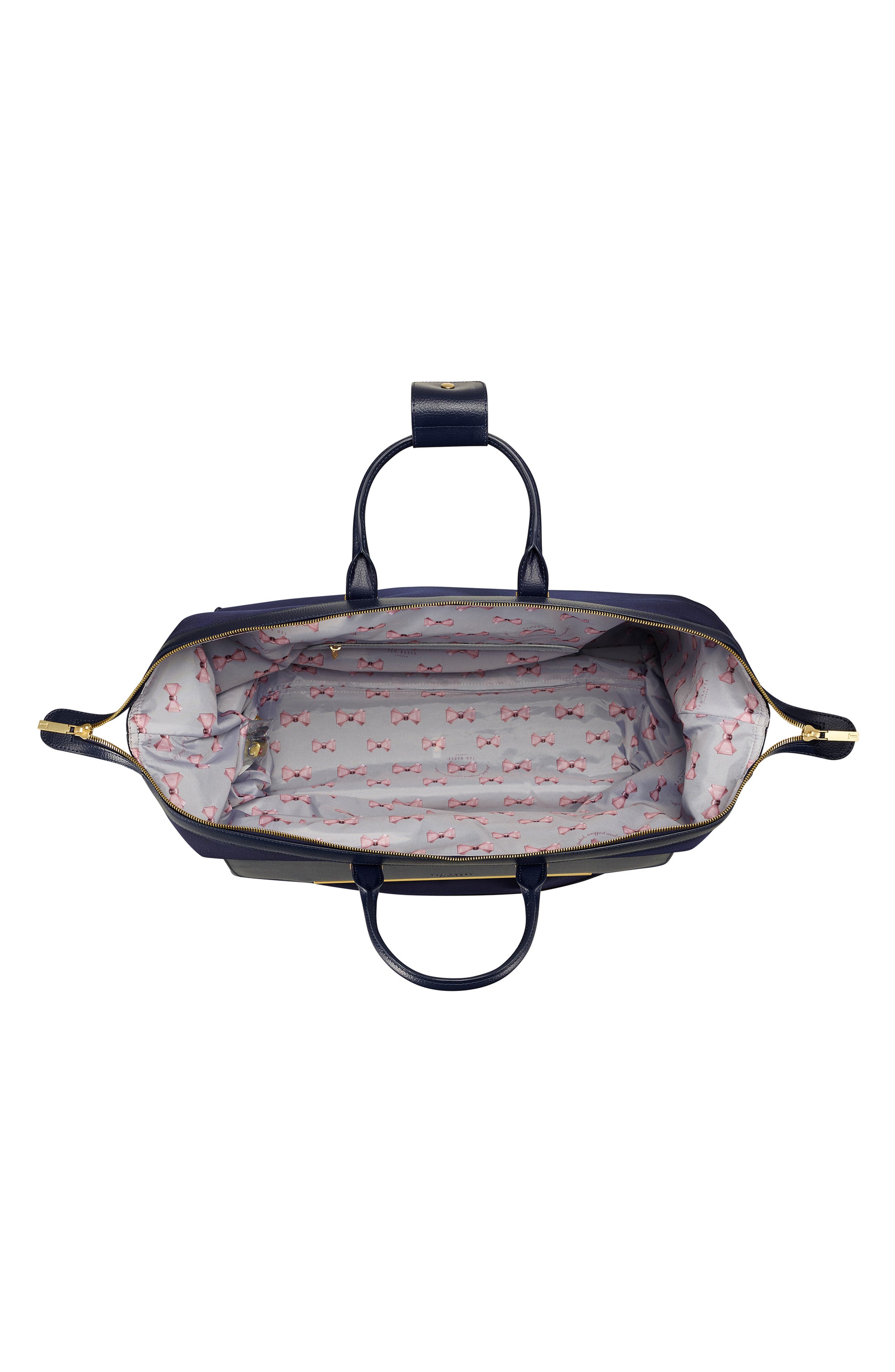 Ted Baker London Large Albany Rolling Duffle Bag, Alternate, color, 