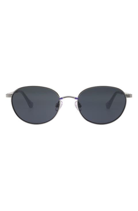51mm Oval Sunglasses