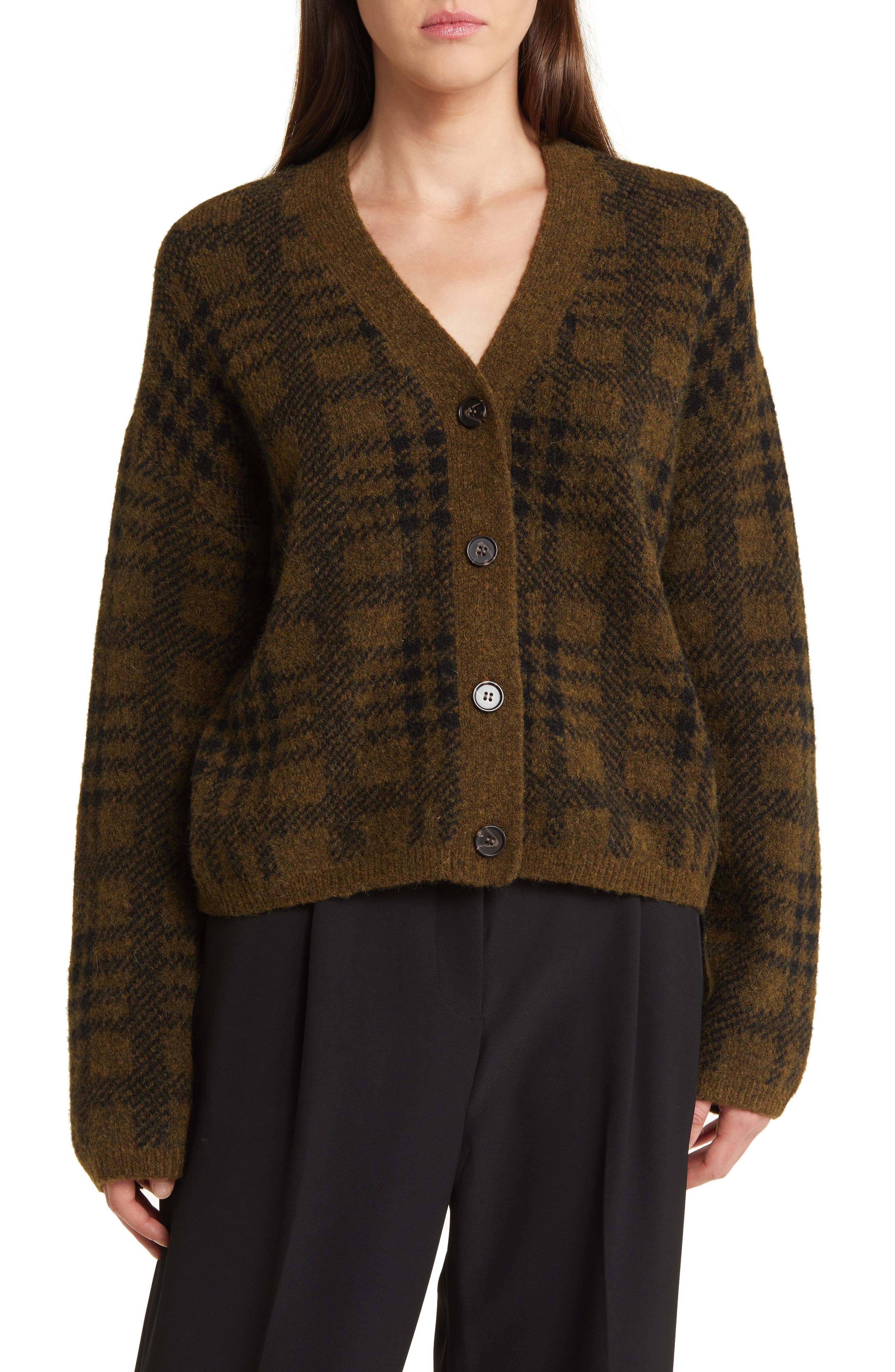 Reese Plaid Cardigan