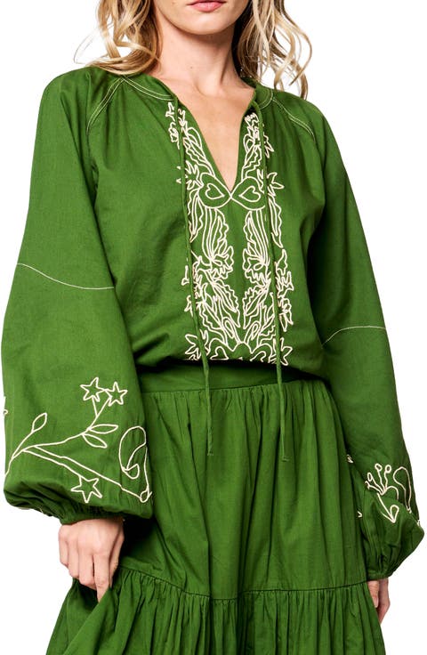 Gracie Split Neck Top