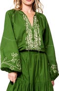 CIEBON Gracie Split Neck Top