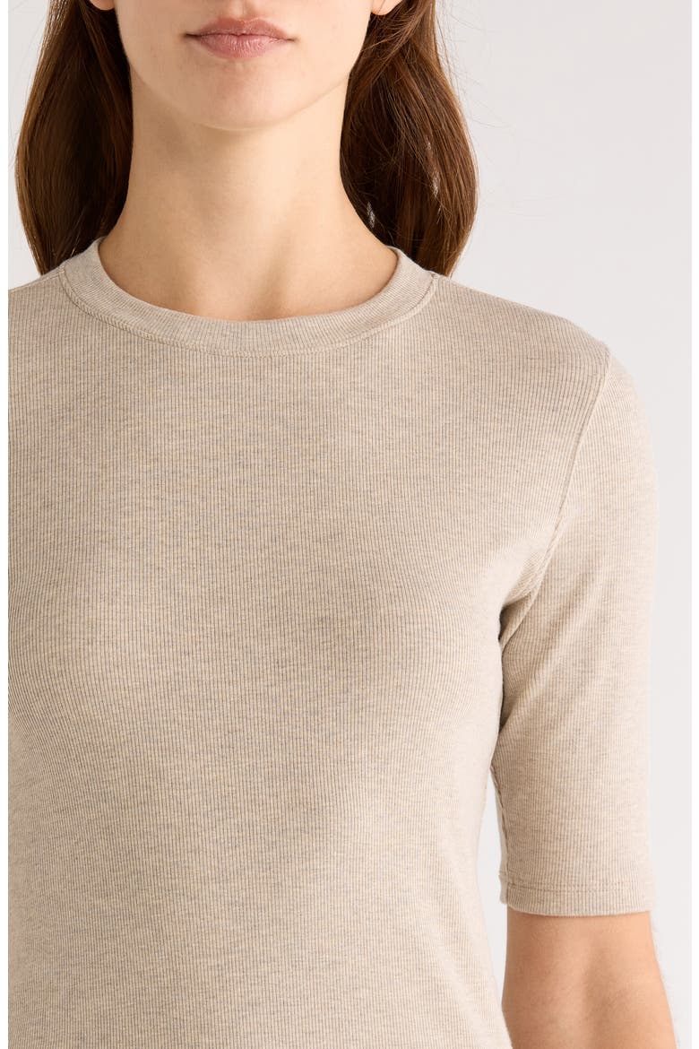 The Heather Stretch Modal Rib Top, Alternate, color, TABBY HEATHER