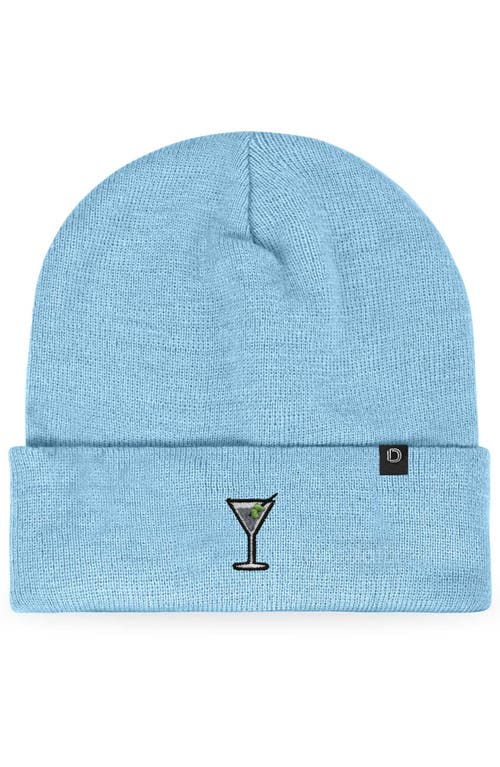Dalix Martini Beanie Cap In Blue
