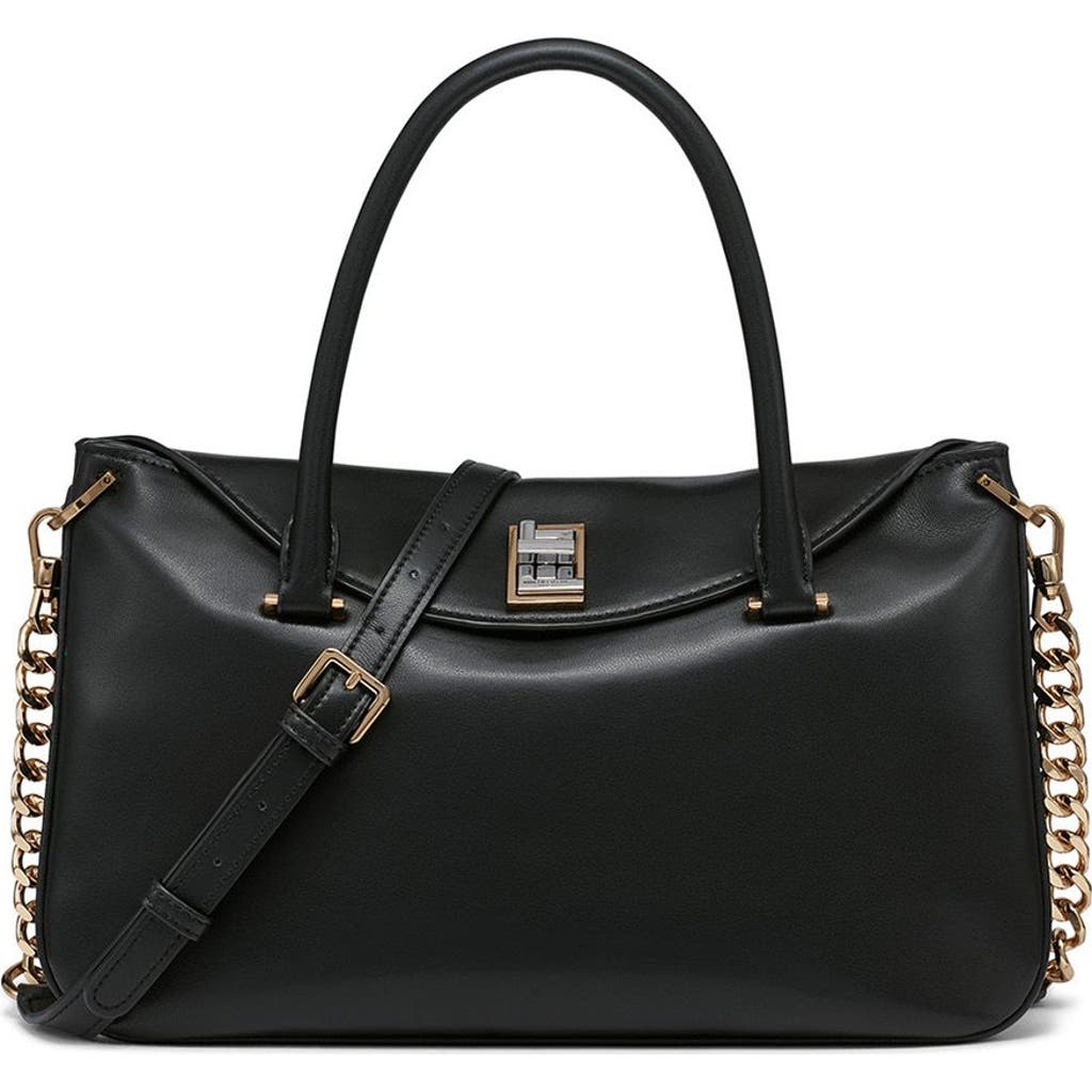 Karl Lagerfeld Paris Nadine Satchel In Black