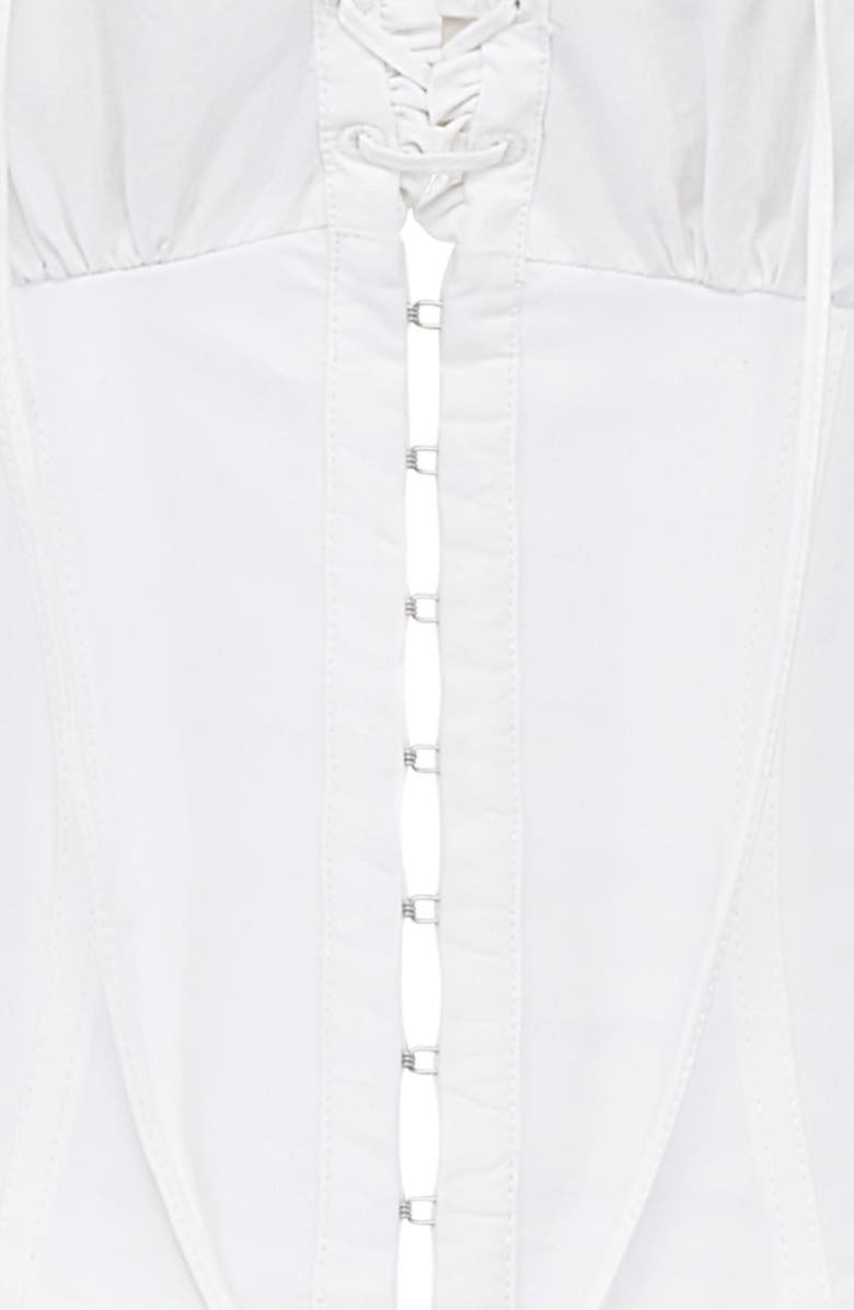 HOUSE OF CB Anissa Long Sleeve Cotton Poplin Top, Alternate, color, 