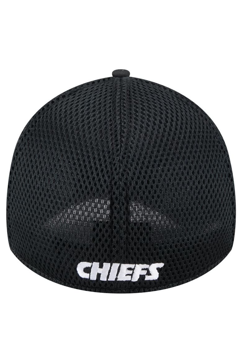 Men's New Era Black Kansas City Chiefs Main Neo 39THIRTY Flex Hat, Alternate, color, Black