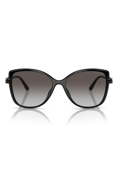 55mm Gradient Butterfly Sunglasses