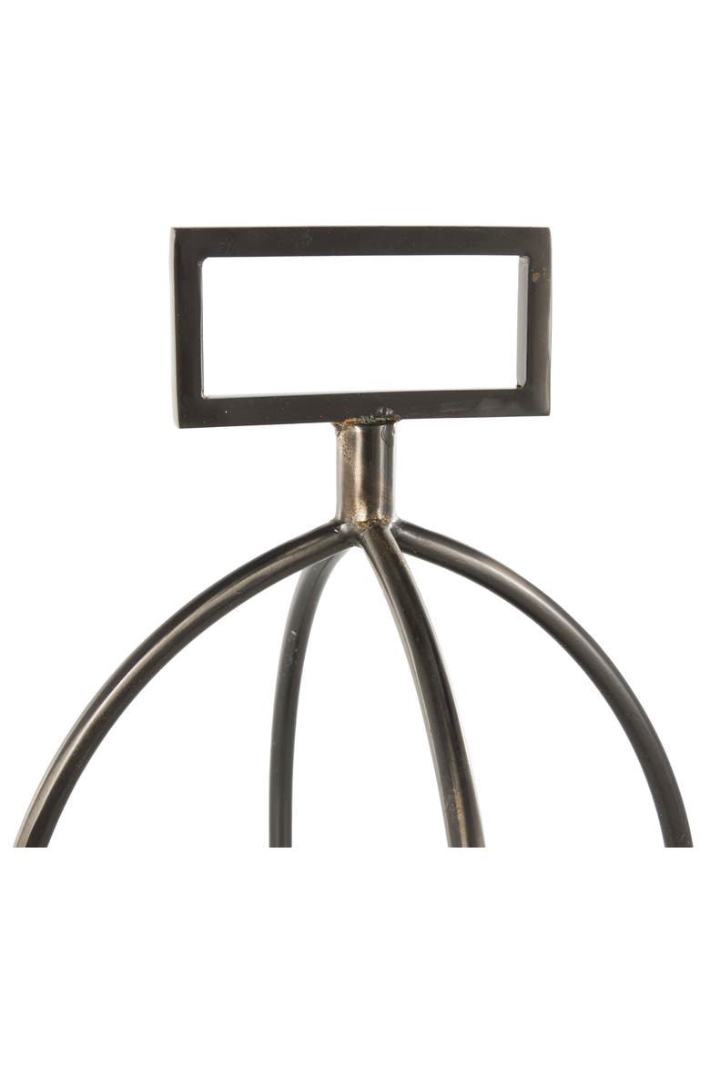 VIVIAN LUNE HOME Metal Candle Lantern, Alternate, color, Silver