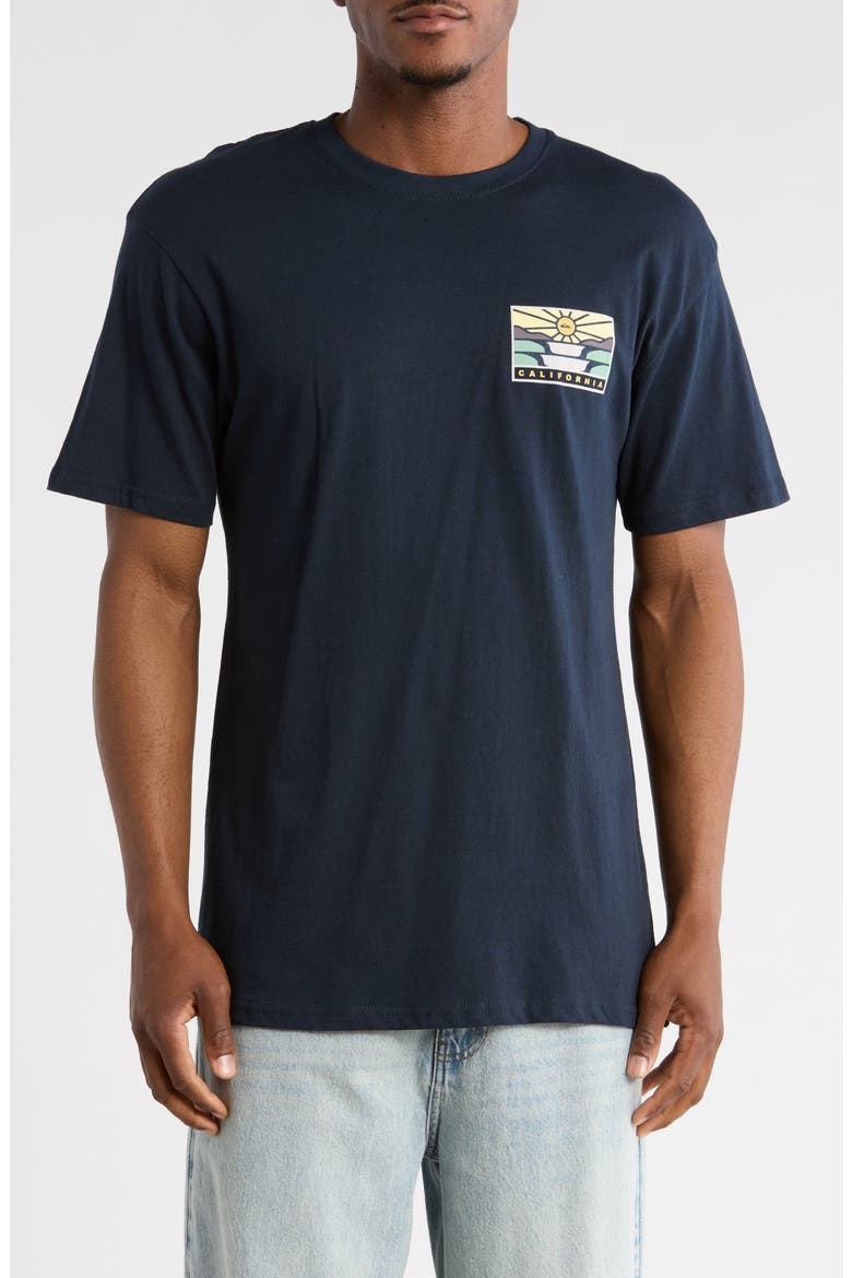 Horizons Graphic T-Shirt, Main, color, NAVY