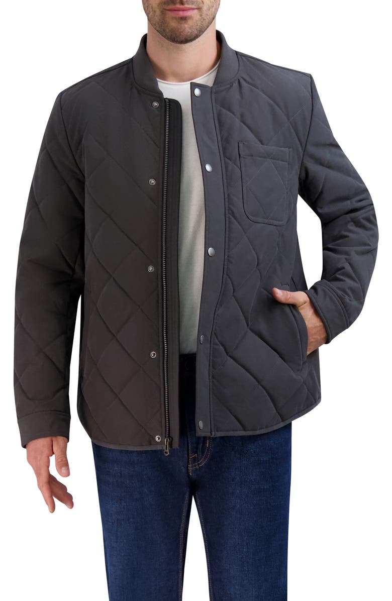 Cole Haan Water Resistant Diamond Quilted Jacket, Main, color, 