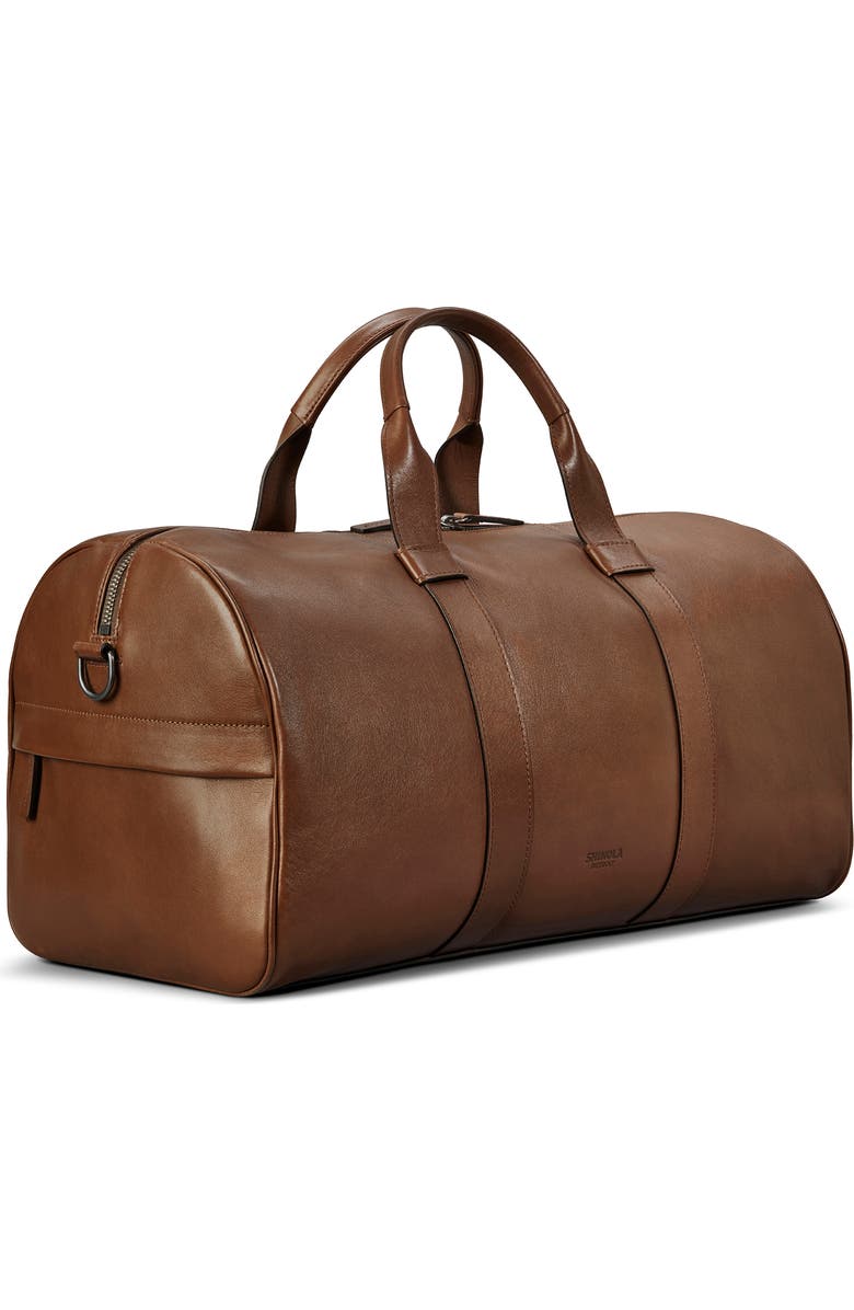 Shinola Guardian Leather Duffle Bag, Alternate, color,