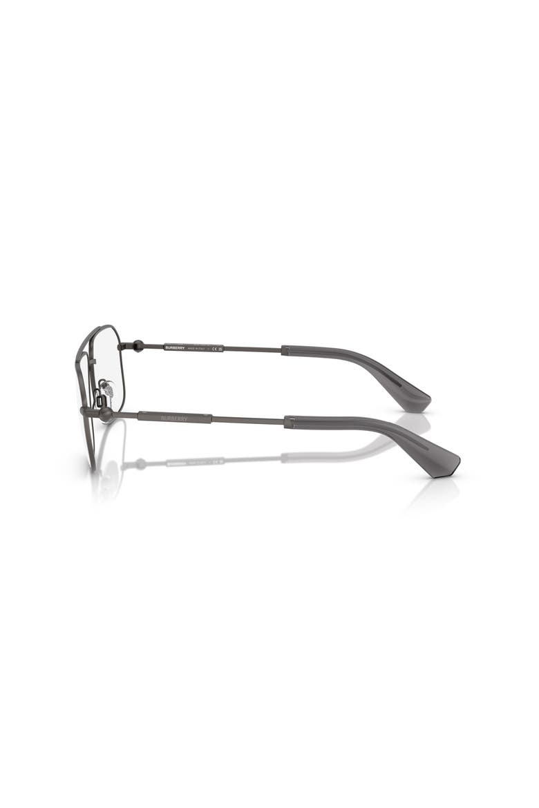 58mm Rectangle optical glasses, Alternate, color, Grey