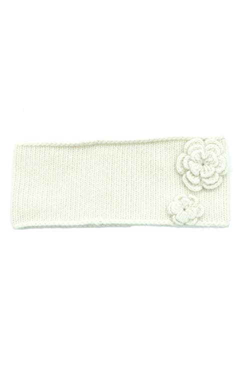 Flower Cashmere, Wool & Silk Headband