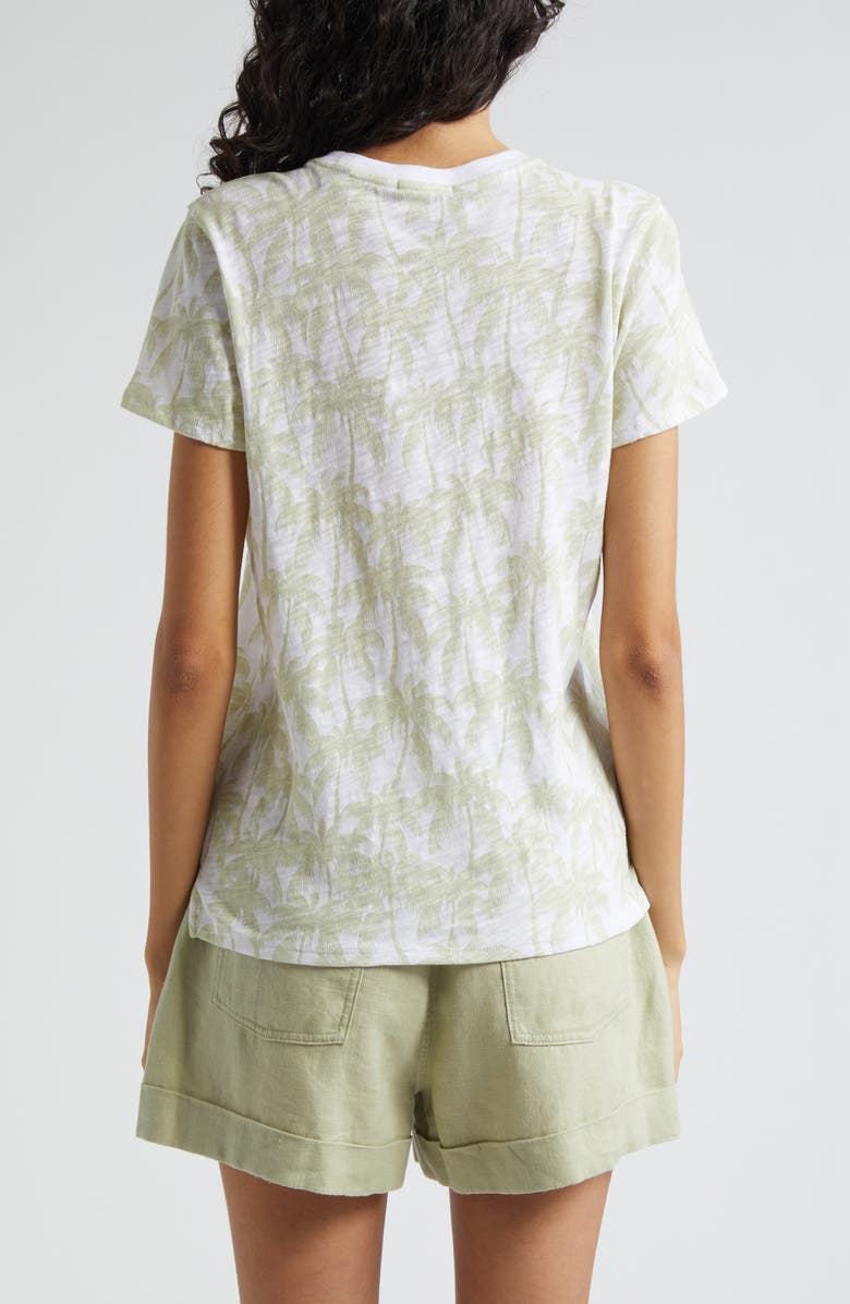 ATM Anthony Thomas Melillo Palm Print Cotton T-Shirt, Alternate, color,