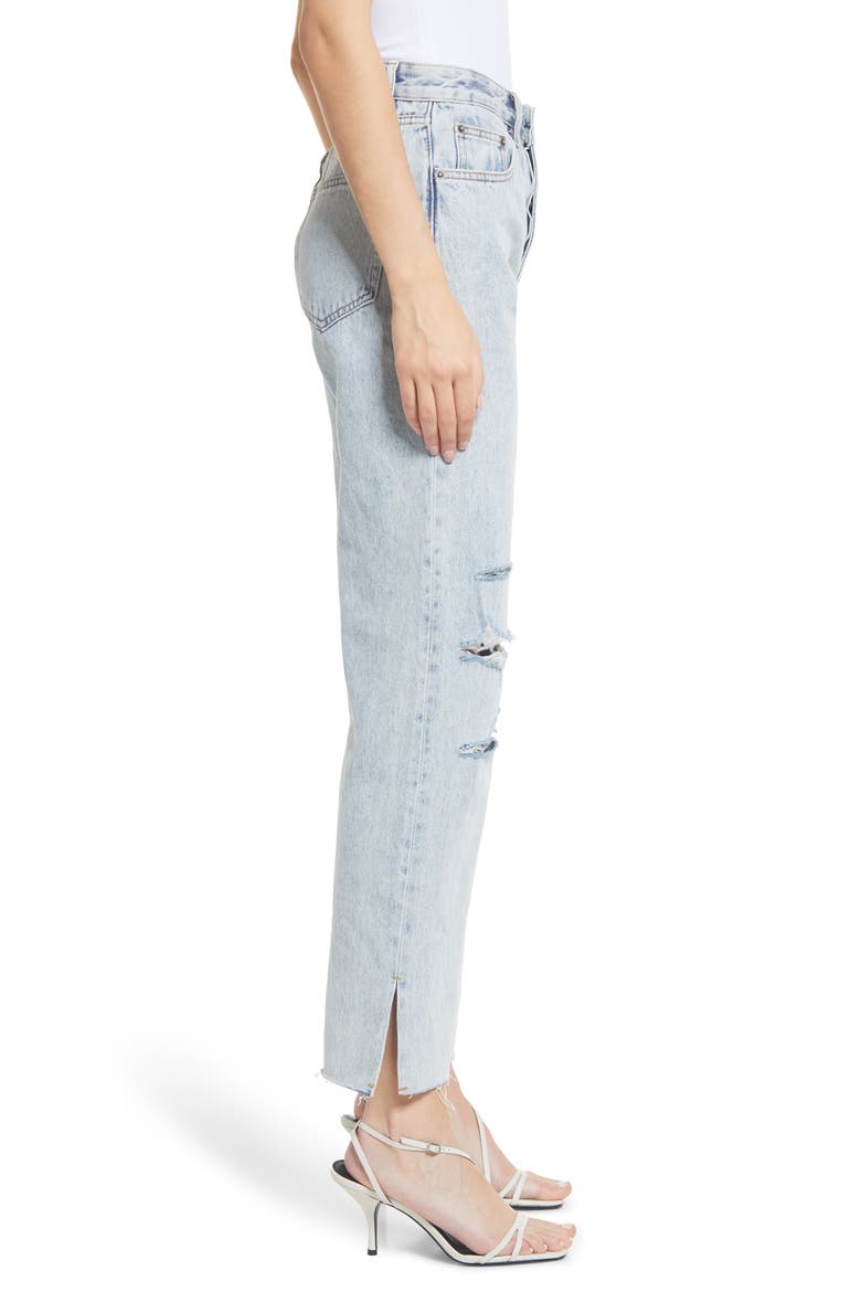 Brooklyn Jean Muse Split Straight Leg Jeans, Alternate, color, DENIM