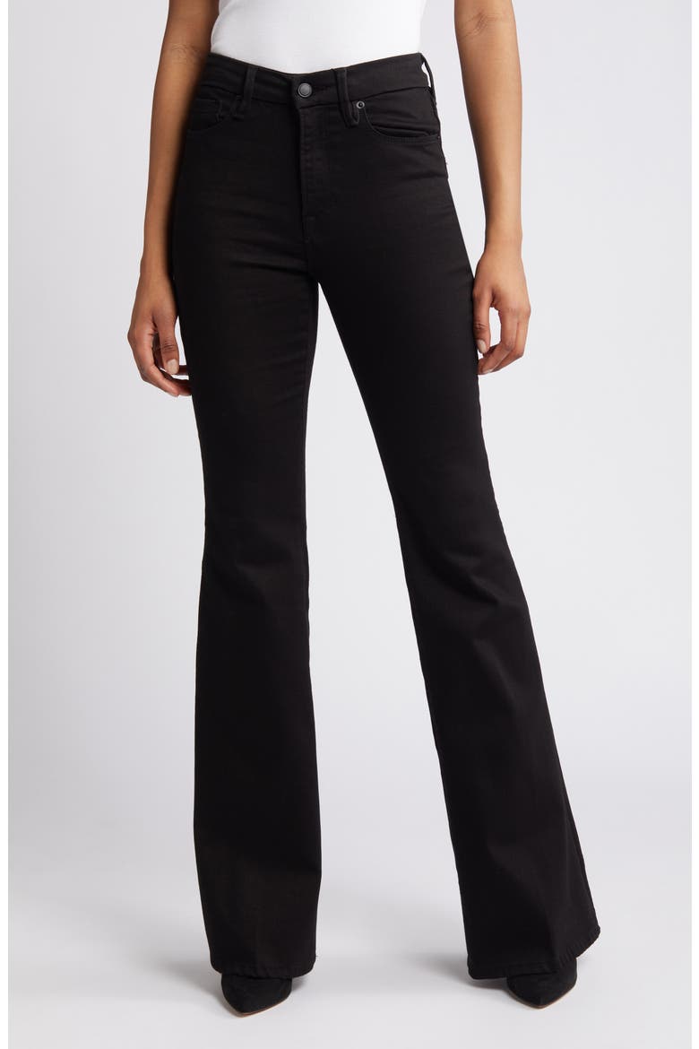 Good Legs Flare Jeans, Main, color, BLACK001