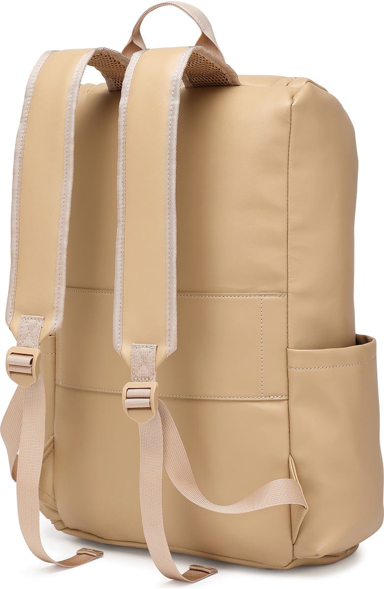 ELLE Roamer 22L Vegan Leather Backpack, Alternate, color, Nude