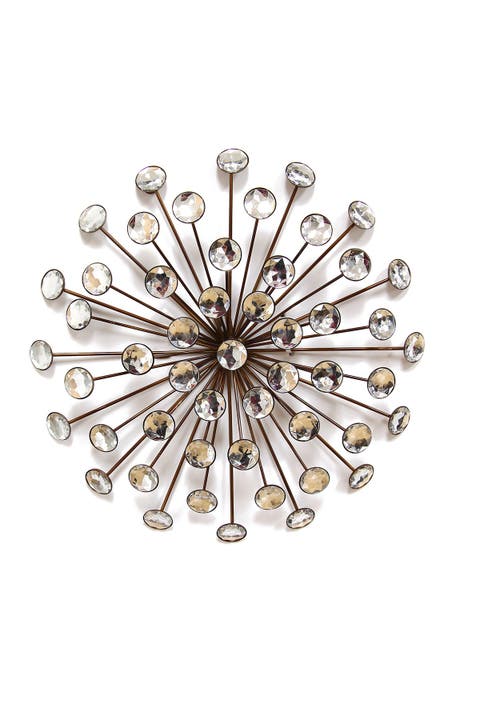 Gold Acrylic Burst Wall Decor