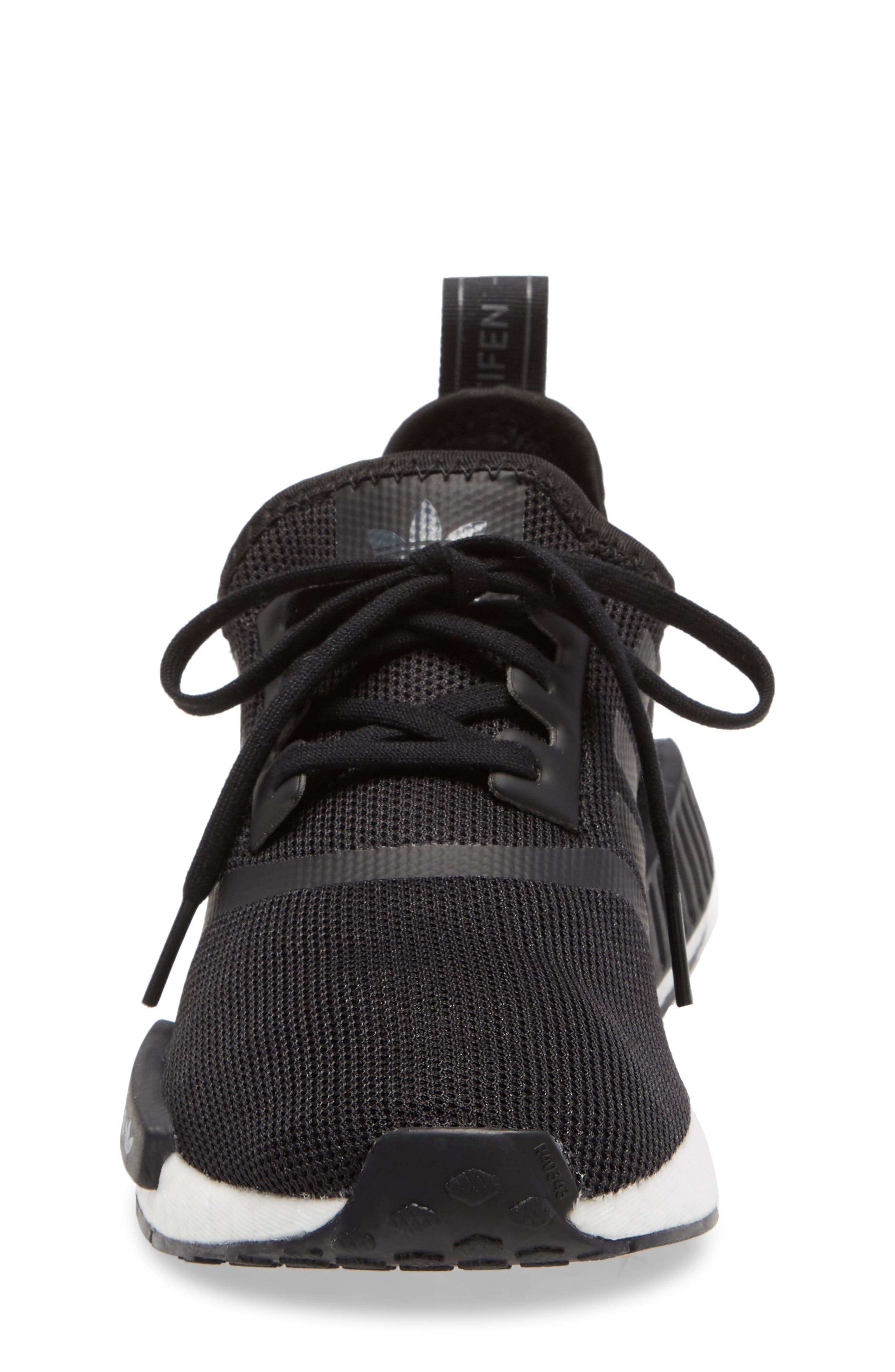 NMD R1 Sneaker, Alternate, color, CORE BLACK/ WHITE MULTI