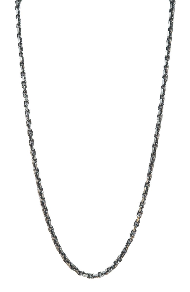 Armenta Romero Sterling Silver Cable Chain Necklace, Main, color, Silver