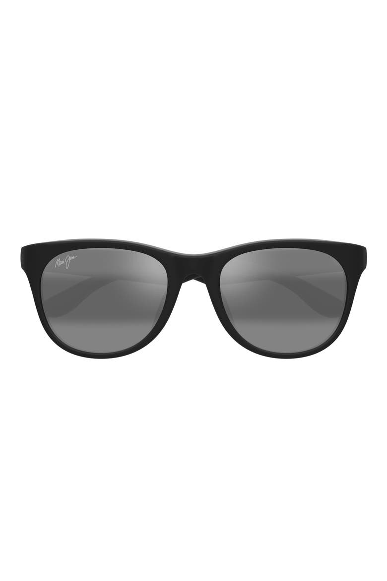 Koaniani AF 55mm PolarizedPlus2® Rectangular Sunglasses, Main, color, BLACK