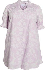 SUGARLIPS Emme Floral Print Cotton Shift Dress