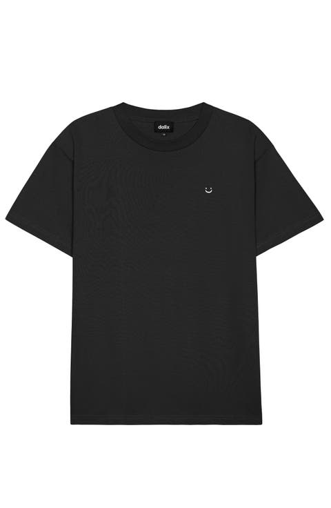 Mens Lil Smile Heavy Weight Cotton Tee