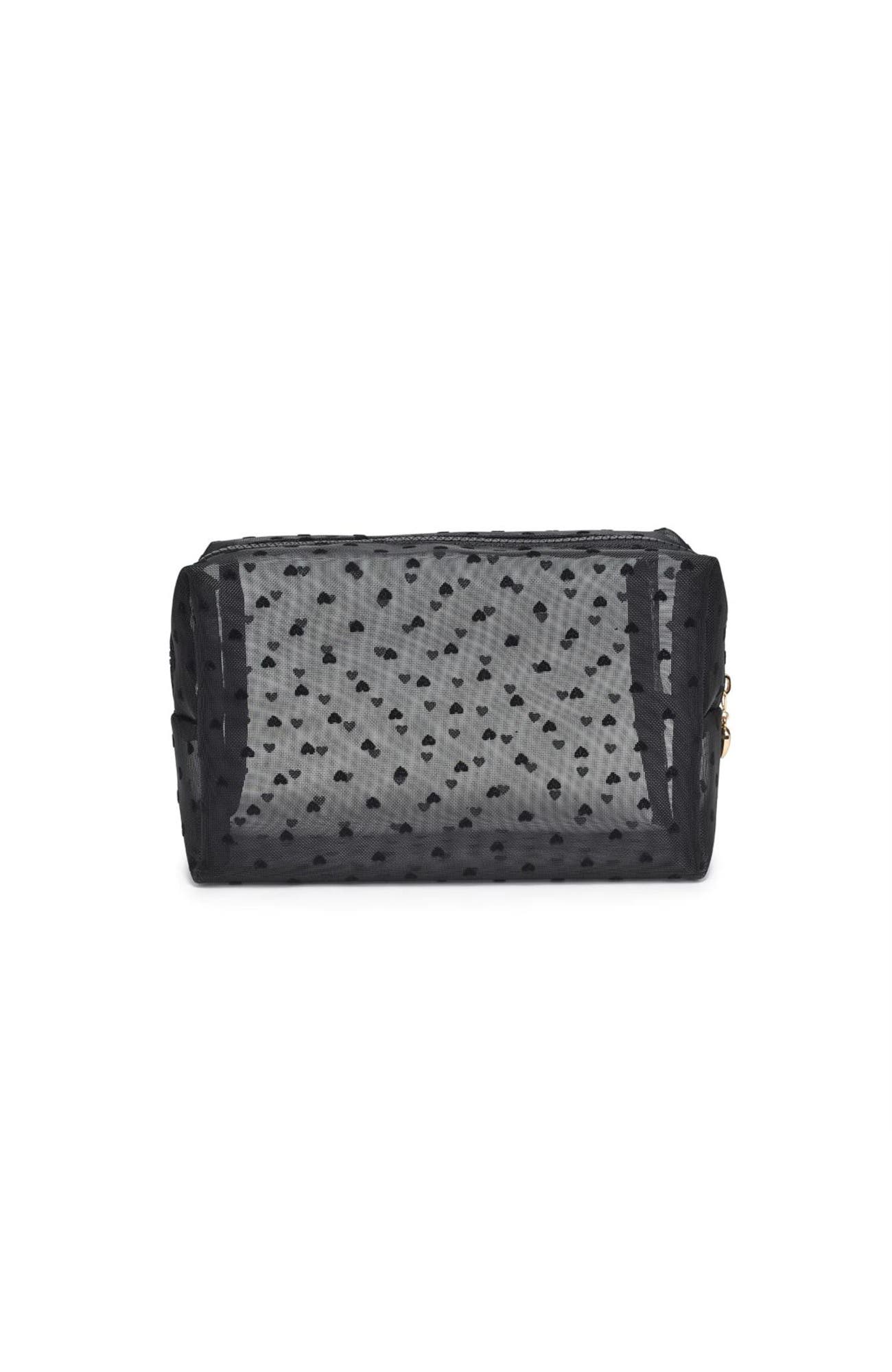 See Through You Cosmetic & Travel Organizer Pouch, Alternate, color, Black