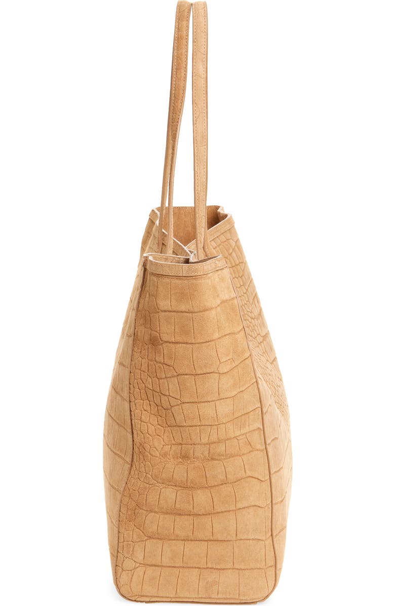 Reformation Sofia Tote, Alternate, color, Sienna Embossed Suede