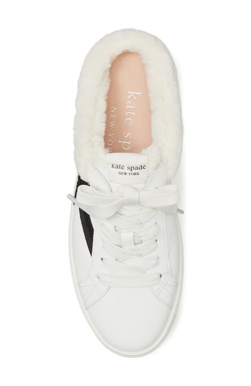 Kate Spade New York Signature Faux Fur Lined Mule Sneaker