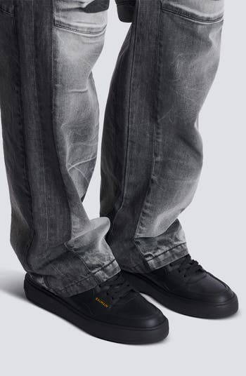 スニーカー Balmain B Court-Calfskin Sneaker Balmain B-Court Flip Calfskin Low Top Sneaker (Men) | Nordstrom