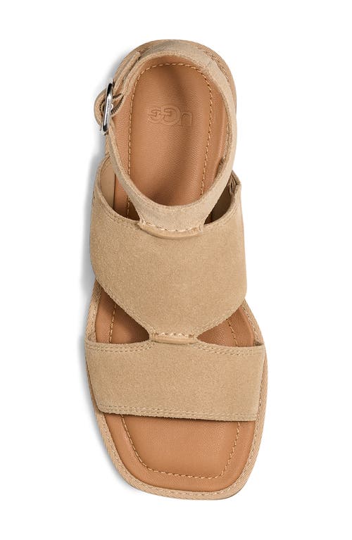 Ugg(r) Delray Ankle Strap Sandal In Mustard Seed