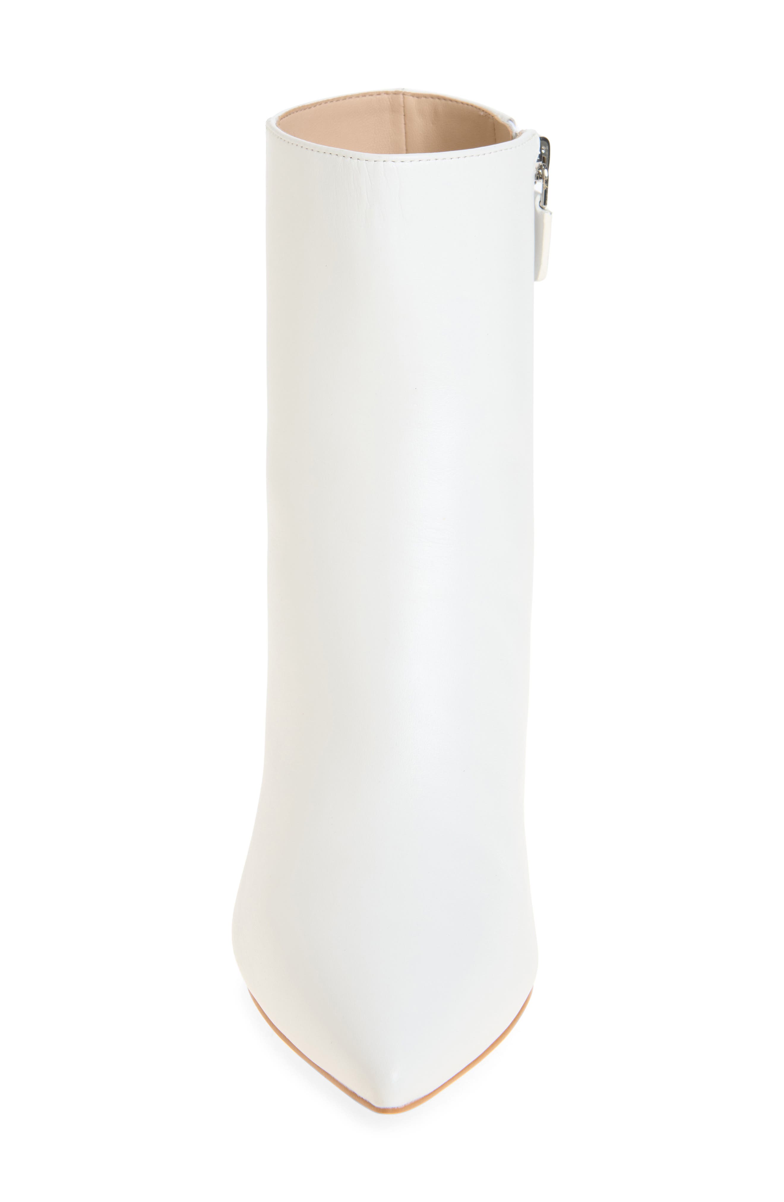 Avenue 75 Block Heel Bootie, Alternate, color, WHITE.