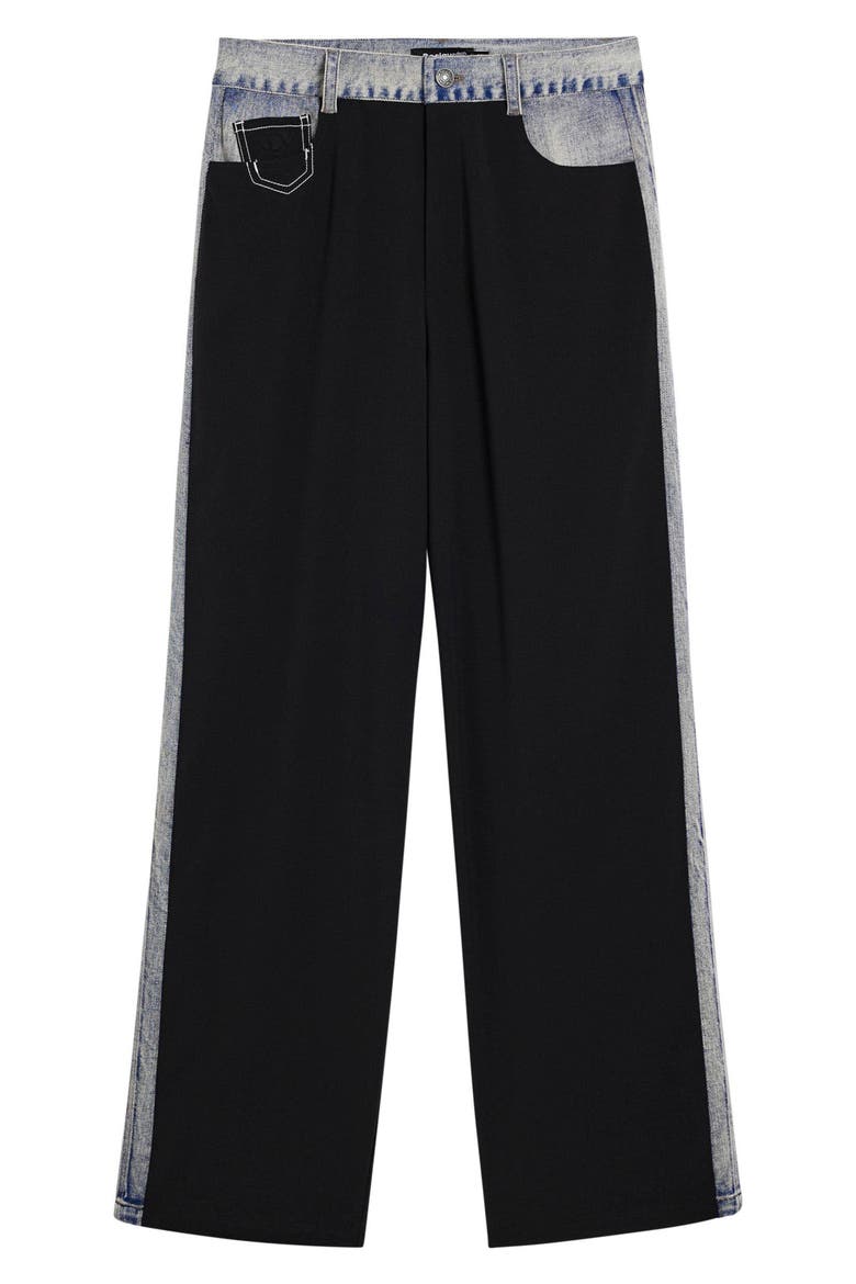 Wide Leg Pants, Alternate, color, BLACK