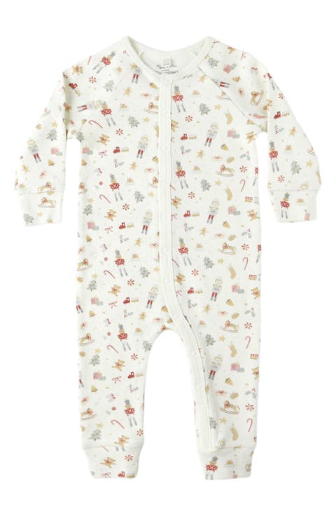 Winter Wonderland Cotton Romper (Baby)