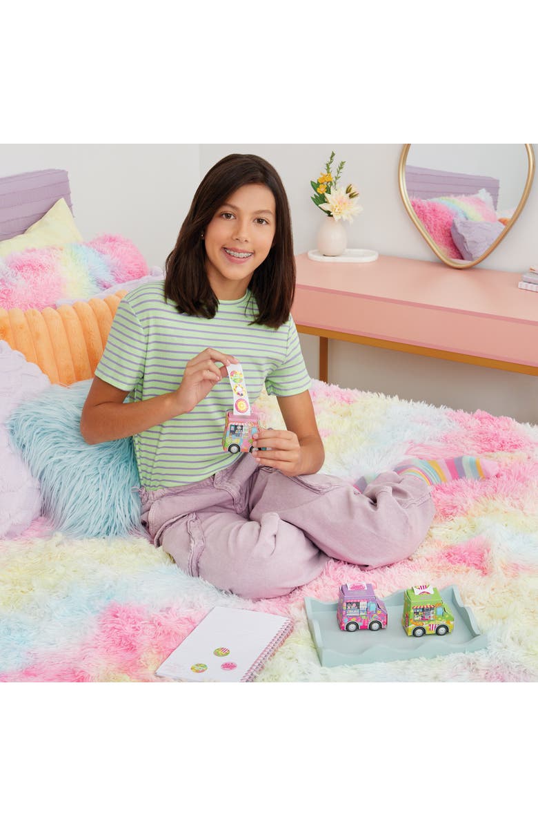 3C4G Food Truck Festival Sticker Set, Kid Age 6+, Alternate, color, Multicolored