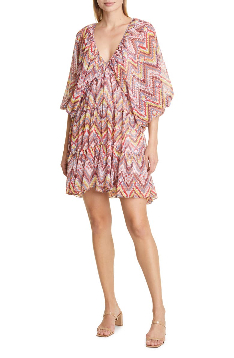 LIKELY Colin Print Tiered Dress, Main, color, 