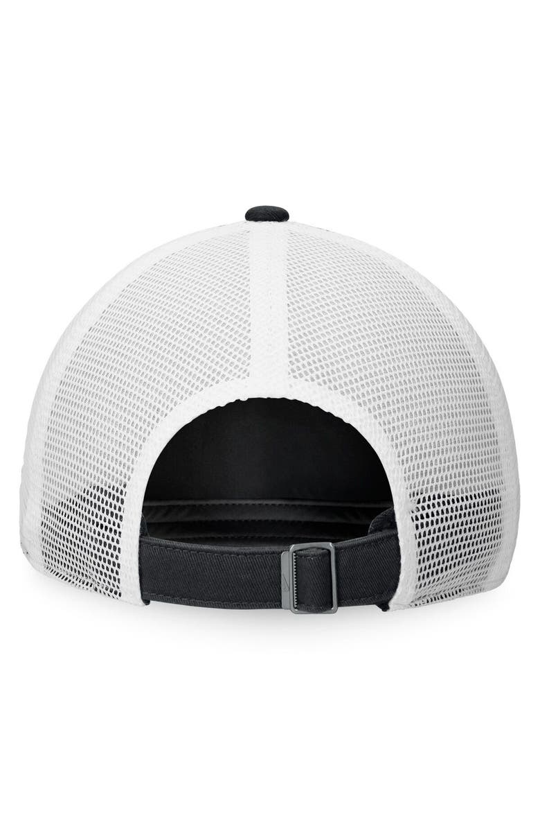 Nike Men's Nike Black/White San Francisco Giants Heritage86 Lightweight Unstructured Adjustable Trucker Hat, Alternate, color,